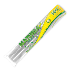 Bicchieri 300 Trasparenti PLA NATURIA BIO